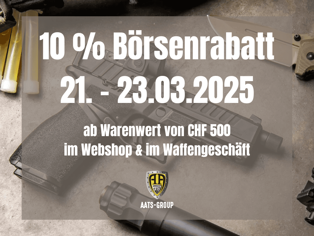 Profitieren Sie von 10% Börsenrabatt vom 21. bis 23. März 2025!