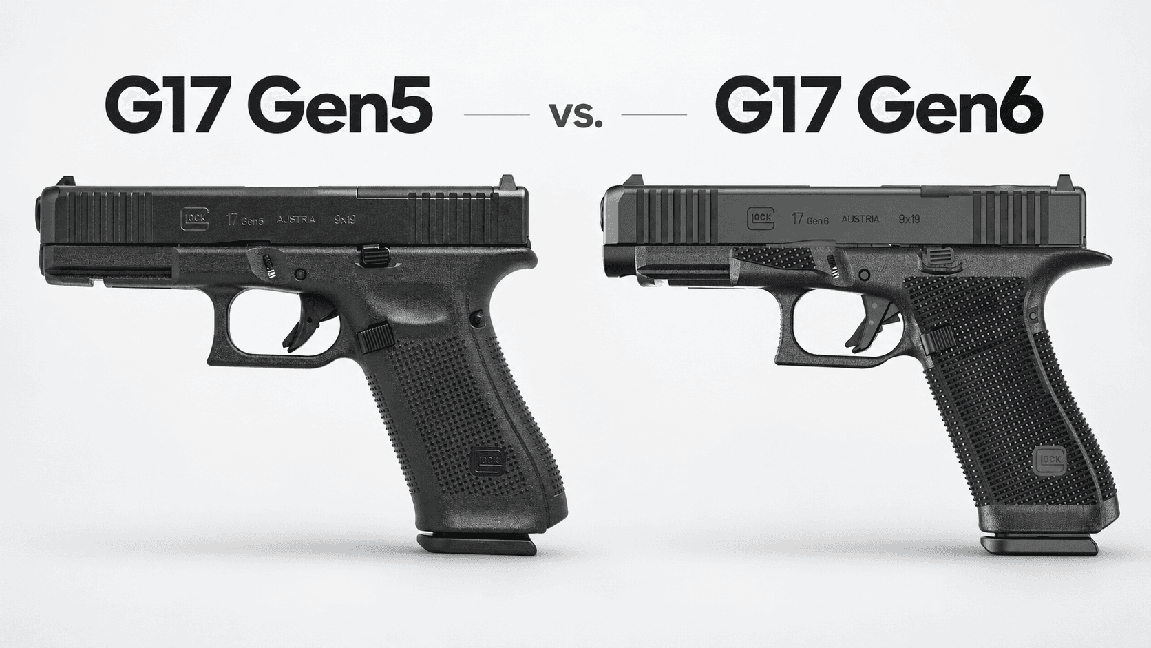 GLOCK Gen6 vs. Gen5: Das sind die wichtigsten Unterschiede